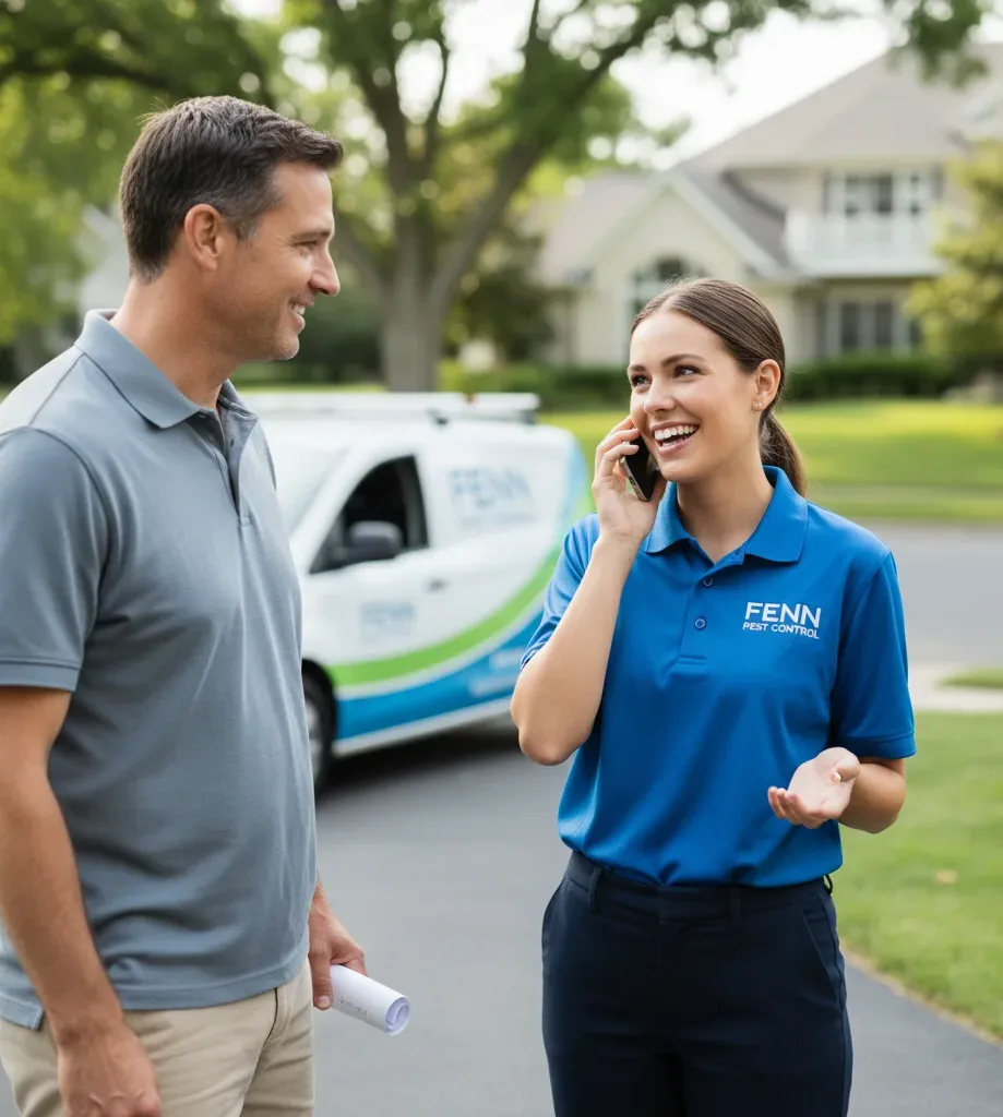 Fenn Pest Control customer support in Johnson